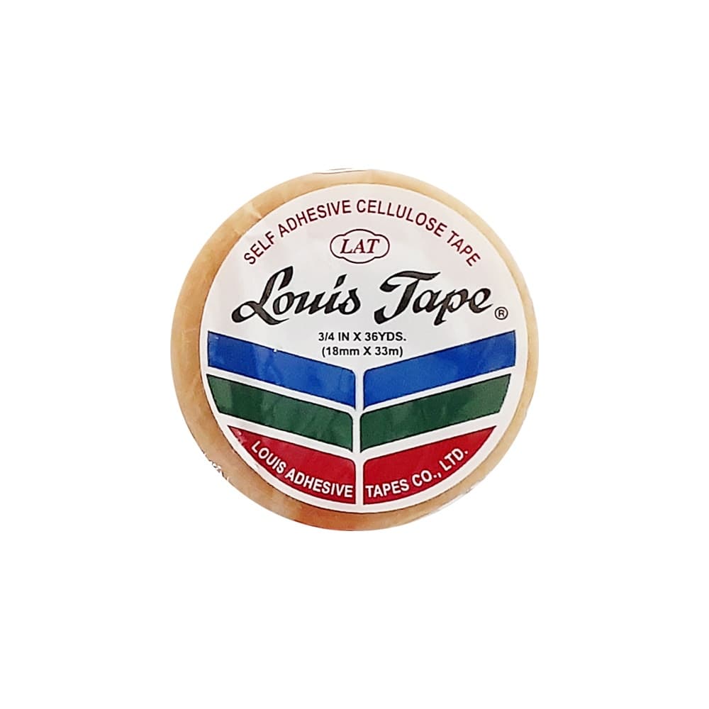 เทปใส หลุยส์ Louis tape ยาว 36หลา แกน1นิ้วและ3 นิ้ว หน้า1/2 3/4 1นิ้ว รูปที่ 2