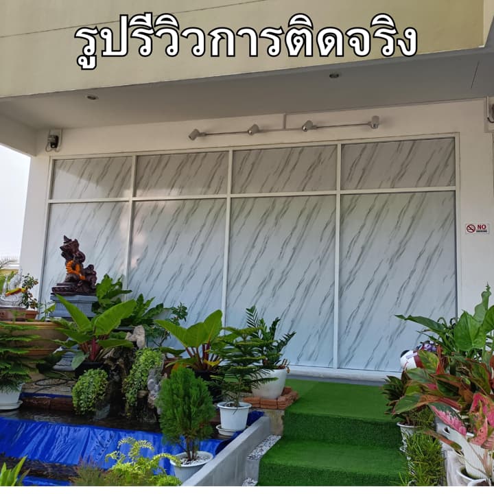 สติกเกอร์ติดครัว กันคราบ กันน้ำมันกระเด็น ทนร้อน เช็ดคราบง่าย วอลเปเปอร์ติดเคาท์เตอร์ สติกเกอร์ติดผนัง วอลเปเปอร์ติดผนัง รูปที่ 9