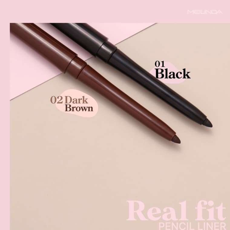 เมลินดา อายไลเนอร์ ดินสอเขียนขอบตา สีชัด ติดทน Meilinda Real Fit Pencil Liner MC 3112 0.3 g. รูปที่ 7