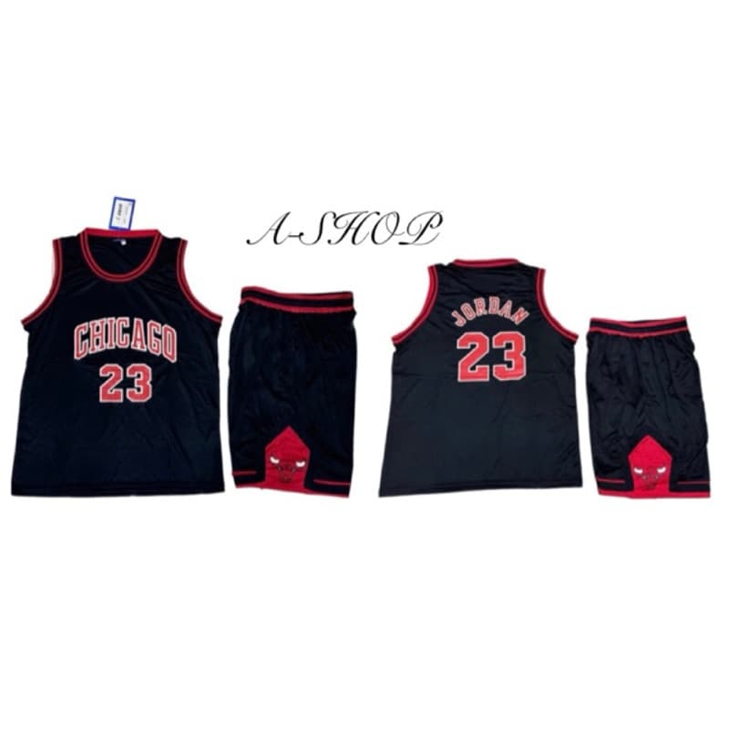 เสื้อบาส ชุดบาส ทีมBULLS เบอร์ 23 รูปที่ 7