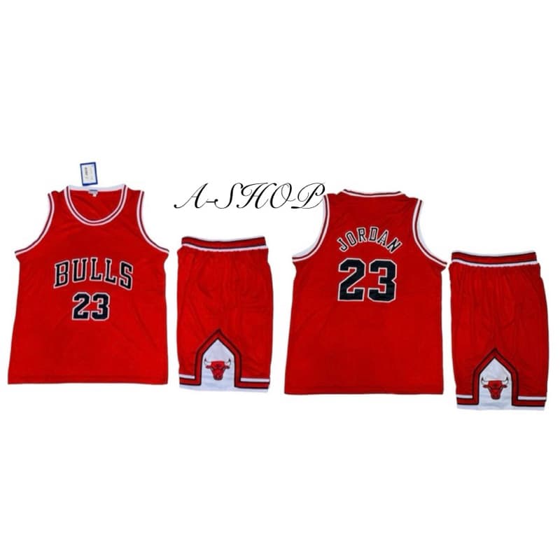 เสื้อบาส ชุดบาส ทีมBULLS เบอร์ 23 รูปที่ 5