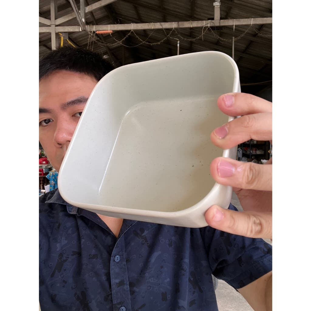 ถาดอบขนม ถาดลาซานญา ถาดเซรามิค สี่เหลี่ยมจัตุรัส 6 นิ้ว สีพาสเทล ออกใบกำกับภาษีได้ รูปที่ 2