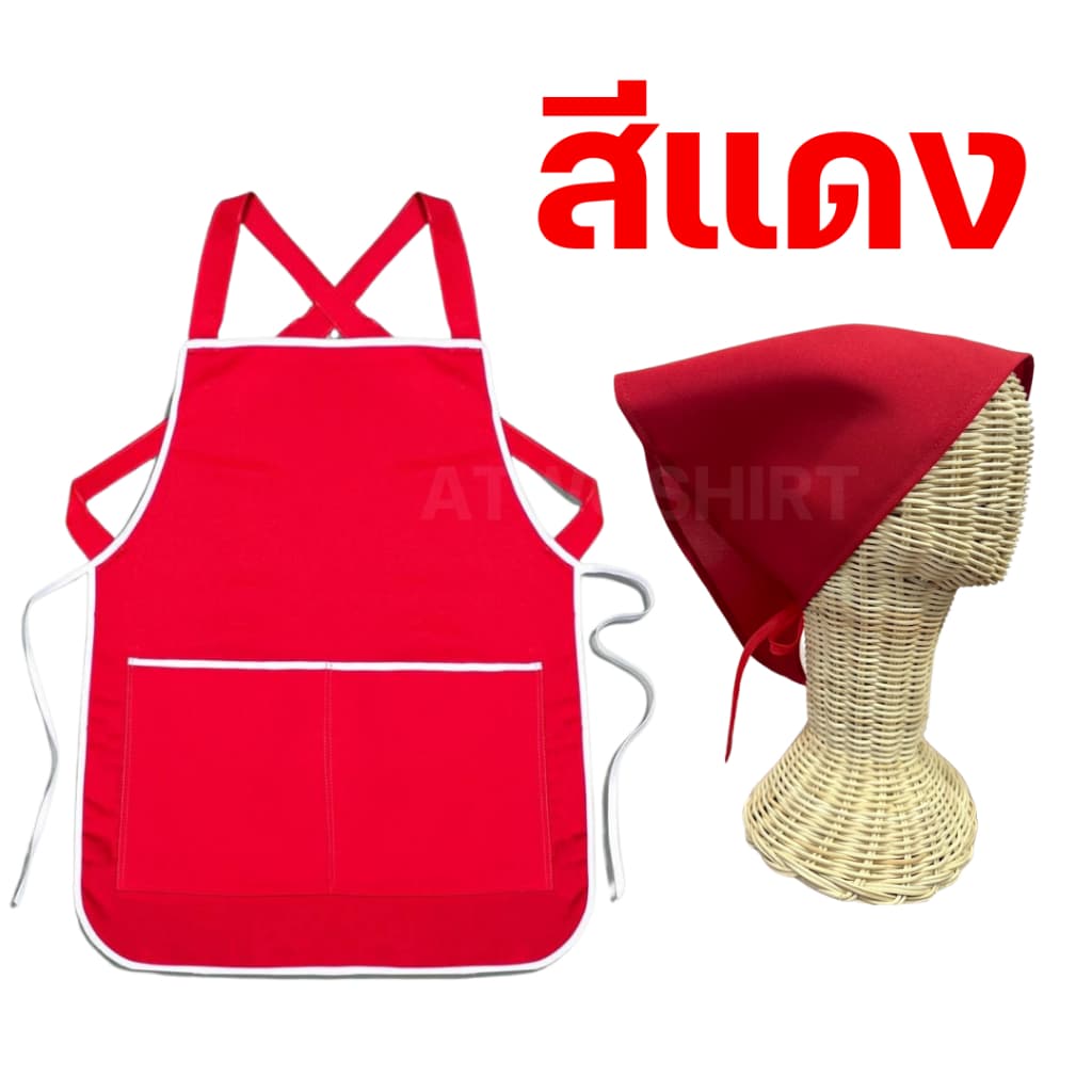 ผ้าโพกหัวสกรีน สกรีนโลโก้ร้าน , ชื่อร้าน ลายตามแบบที่สั่ง ออกแบบให้ฟรี หมวกเชฟ สําหรับพ่อค้าแม่ค้า ร้านกาแฟ ร้านอาหาร รูปที่ 4