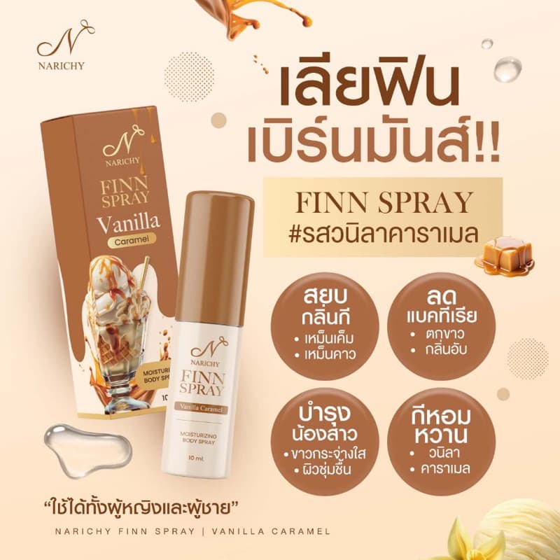 นาริชชี่ NARICHY FINN SPRAY สเปรย์นาริชชี่ฟิน จุดซ่อนเร้น หลีหวาน น้องสาวหอม รูปที่ 2