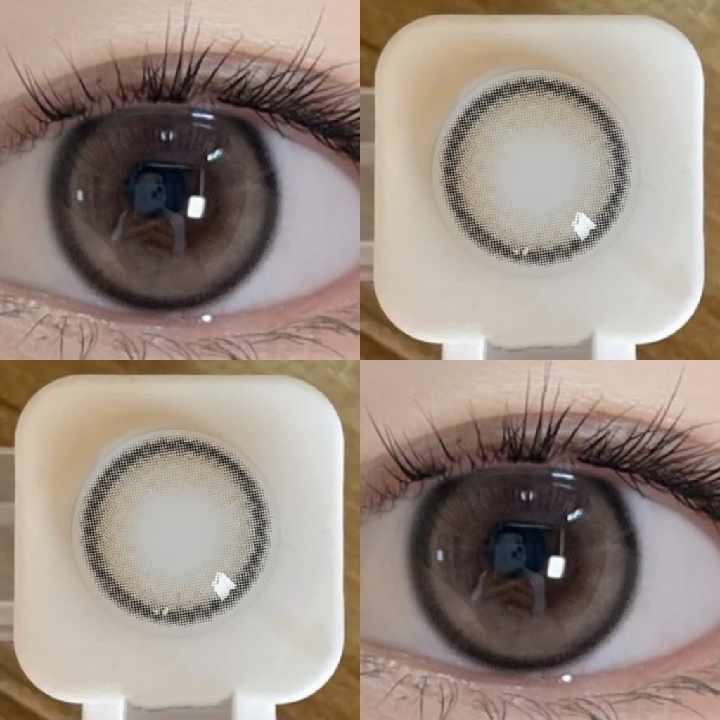 MIDROO คอนแทคเลนส์คอนเทคเลนส์คอนแทคเลนส์สีน้ำตาล 14.0mm กรองแสงคอนแทคเลนส์ pretty 1ค รูปที่ 3