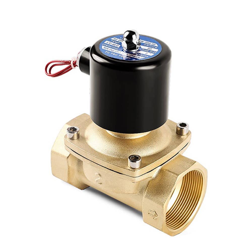 โซลินอยด์วาล์วทองเหลือง 1/2 นิ้ว 12V/24V/220V 4หุน แบบปกติปิด จ่ายไฟเปิด โซลินอยด์วาล์วน้ำ วาล์วไฟฟ้า รูปที่ 5