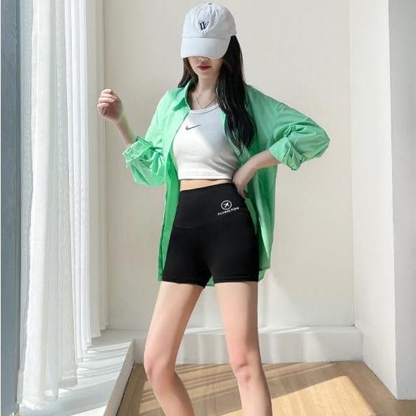 COCO.BRAกางเกงเซฟตี้ผู้หญิง กางเกงปลาฉลาม เซ็กซี่ Yoga Pants กางเกงโยคะ กางเกงกีฬาขาสั้น รูปที่ 3