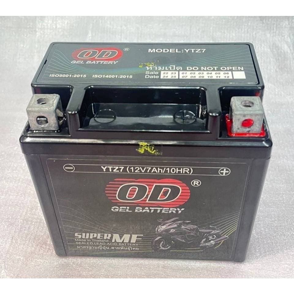 ⭐แบตใหม่ test load ก่อนส่ง OD แบตเตอรี่แห้งLotล่าสุด 12V/7AH รุ่น YTZ7 ⭐ รูปที่ 5