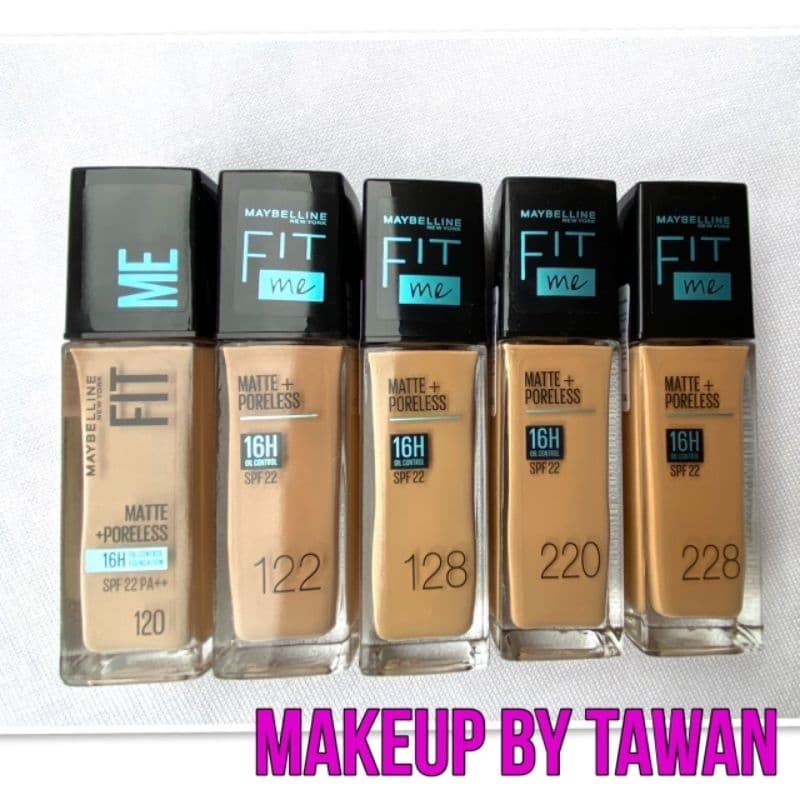 รองพื้น Fit me เนื้อแมทบางเบา คุมมันนาน ปกปิดรูขุมขน เกลี่ยง่ายเรีบเนียน SPF22 รูปที่ 1