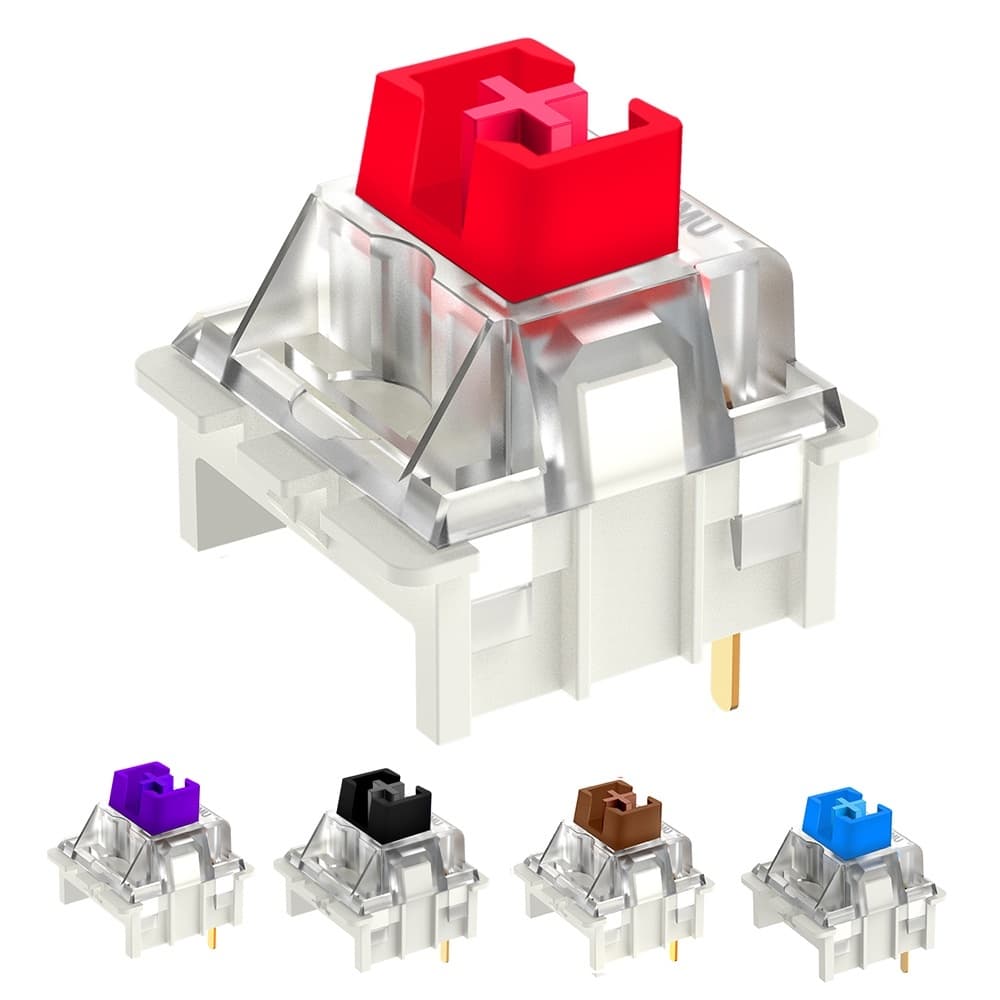 13pcs Outemu Switches 3 Pin Mechanical Keyboard Switch สวิตช์เชิงกล แป้นพิมพ์เครื่องกล สวิตซ์ รูปที่ 1