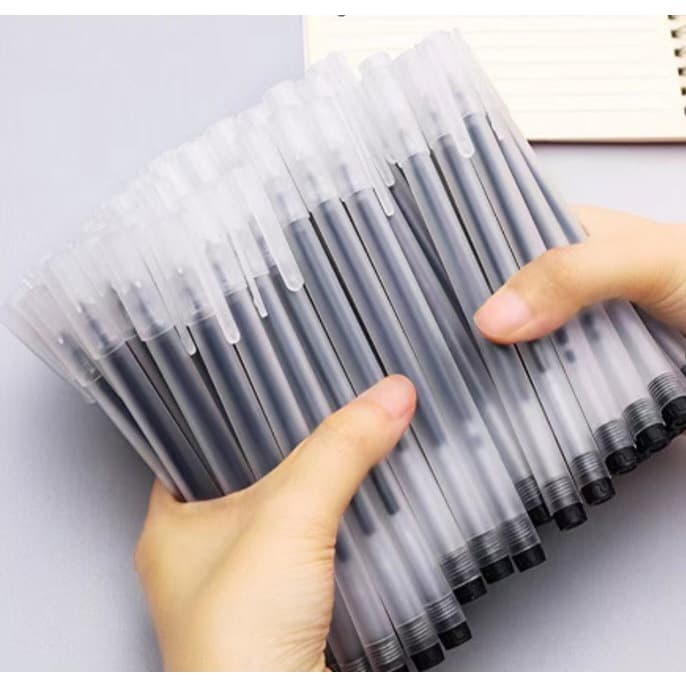 แท่งขุ่น ปากกาเจล แบบเรียบ S0331 หมึกเยอะสุดคุ้ม แบบปลอก ขนาด 0.5mm มี3สีให้เลือก ปากกา รูปที่ 8