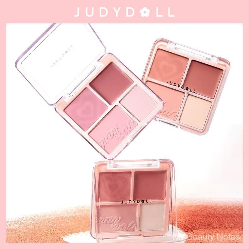 JUDYDOLL Blush & Highlight บลัชออนและไฮไลท์ สีสวย ทนทานตลอดเวลา กันน้ำ 9g รูปที่ 7