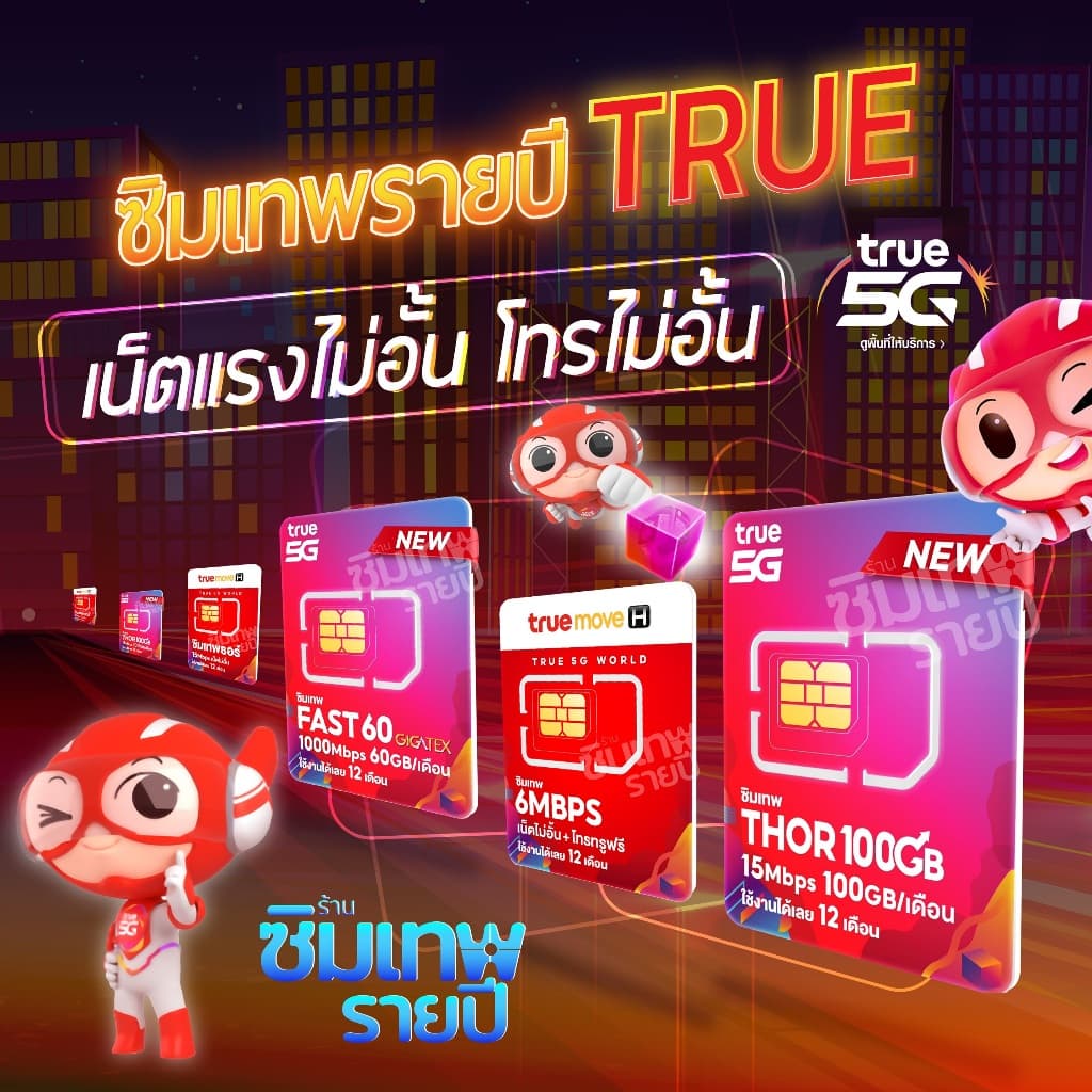 ซิมเทพ Fast60 ซิมเทพรายปี ซิมเน็ตรายปี ซิมเทพทรู True ซิมเทพดีแทค ซิมเน็ต ซิมรายปี รูปที่ 2