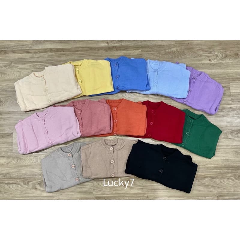 BY IRA POMPOM cardigan สีเรียบ คาร์ดิแกนไหมพรมผ้านุ่มนิ่ม งานตามหา กระดุมใหญ รูปที่ 9