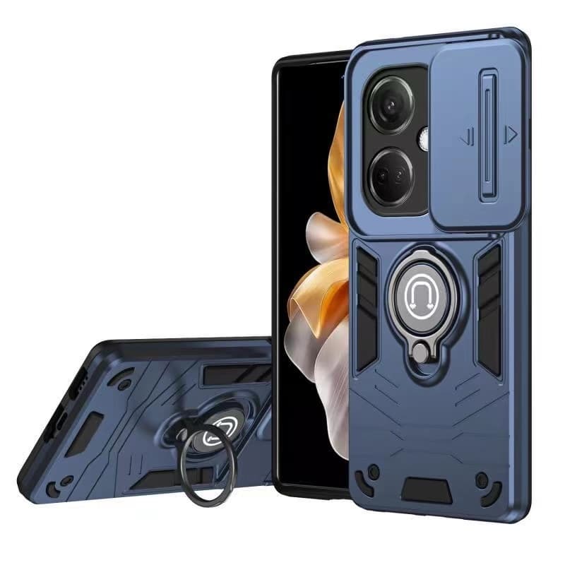 Ring เคสสไลด์กล้อง Case Oppo A6T A6 A6X F31 A6Pro A5I A5 A5X A5Pro A3 A3X Reno11F กันกระแทก เคสขาตั้ง แม่เหล็ก รูปที่ 2