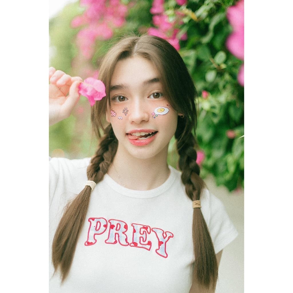 prey เสื้อยืด summer logo babytee รูปที่ 6