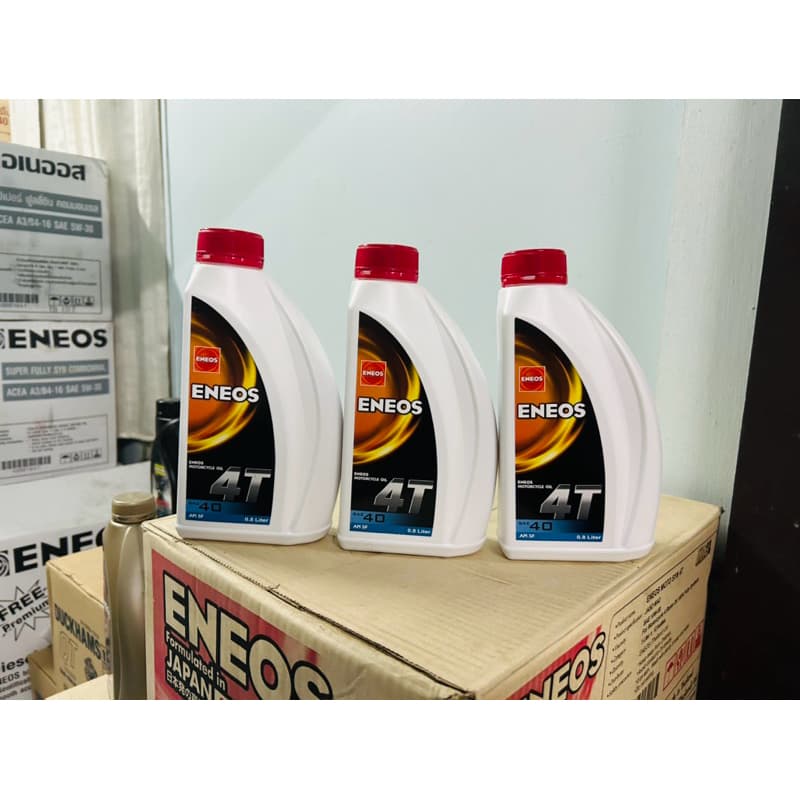 น้ำมันเครื่องมอไซค์ ENEOS 4T SAE40 JASO MA API SF ขนาด 0.8 ลิตร เกรดเดี่ยวสำหรับรถมอเตอร์ไซค์ 4 จังหวะ รูปที่ 7
