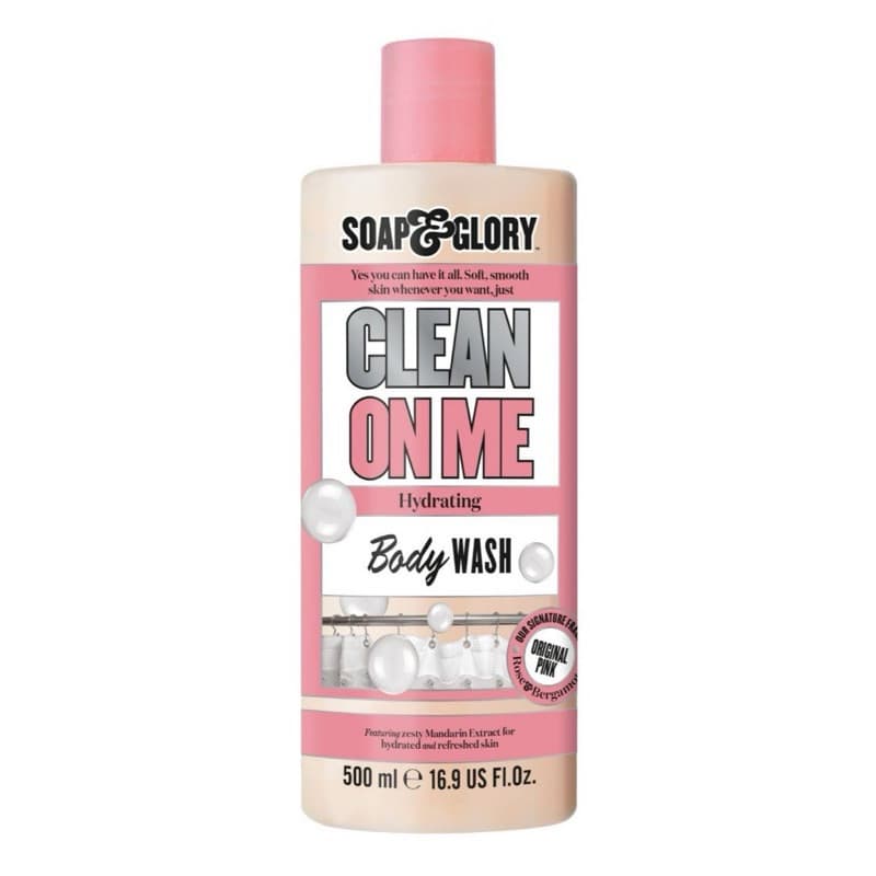 ครีมอาบน้ำ Soap & Glory โซพ แอนด์ กลอรี่ คลีน ออน มี ไฮเดรติ้ง บอดี้ วอช 500 มล. รูปที่ 1