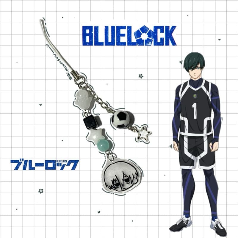 Blue lock phone charm - สายห้อยโทรศัพท์ลายอนิเมะ Blue lock รูปที่ 6