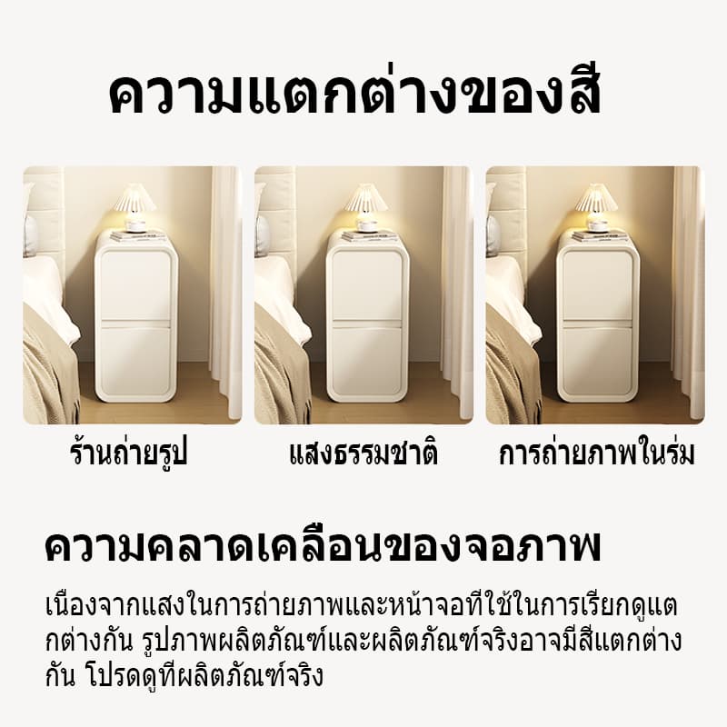ตู้หัวนอน โต๊ะข้างเตียง ตู้ขนาดเล็ก 20/25/30ซม2 ลิ้นชัก ตู้ข้าง ตู้แคบ ตู้ข้างเตียง ตู้หัวเตียง ประกอบแลpkf รูปที่ 8