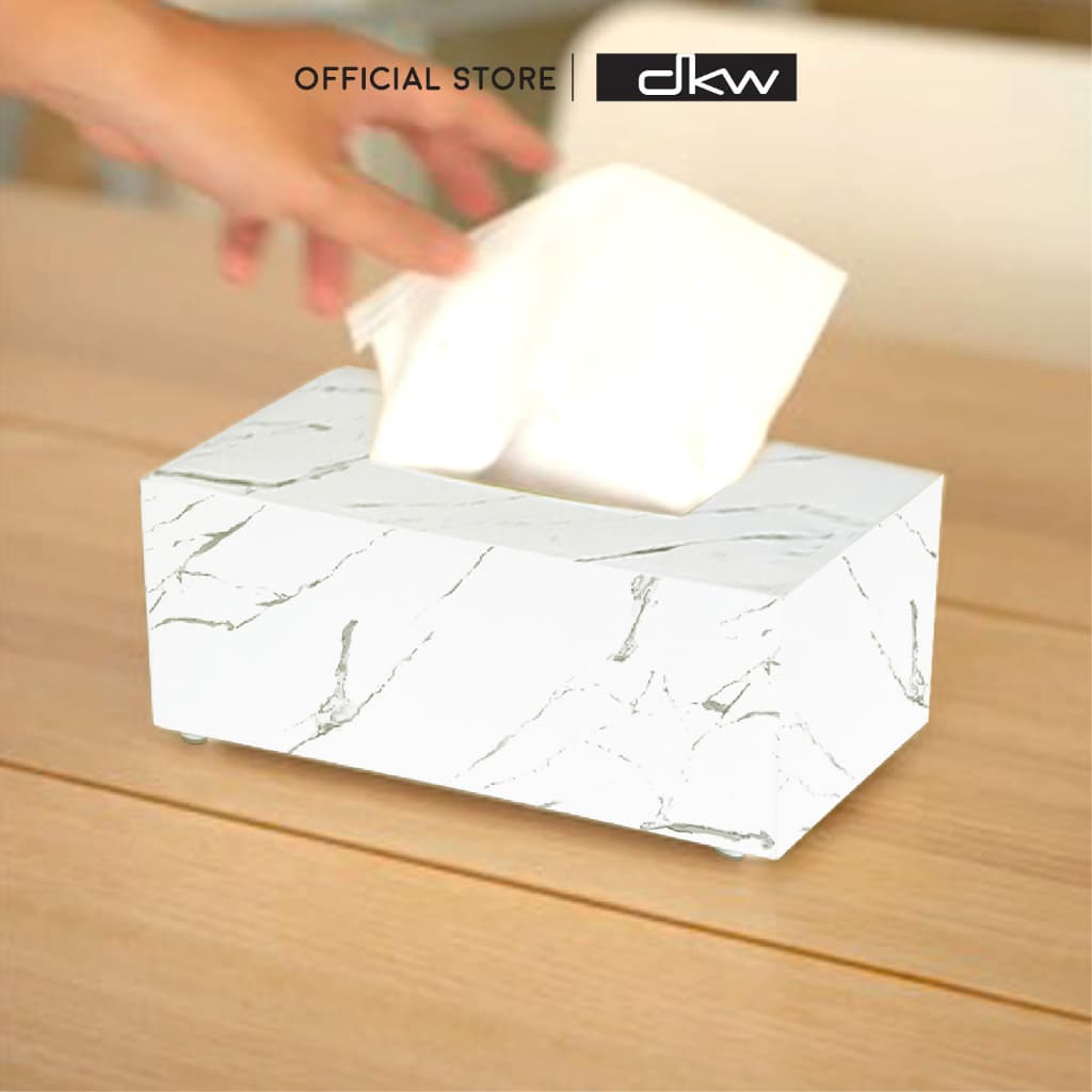 DKW HH-3020 กล่องกระดาษทิชชู Marble ทรงผืนผ้า กล่องทิชชู่ ที่ใส่ทิชชู รูปที่ 4