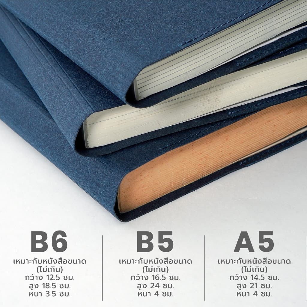 Folio : Book Cover ปกห่อหนังสือ ปกห่อนิยาย ผลิตจากกระดาษซักได้ รูปที่ 2