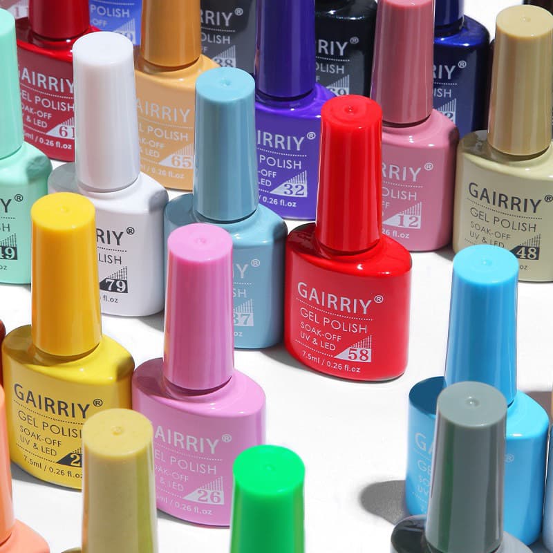 สีทาเล็บเจล GAIRRIY สีสวยเหมือนสีขวดมี 80 สีให้เลือก ขนาด 7.5ml. มาก รูปที่ 5