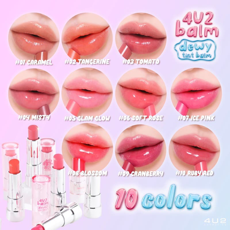 Exp10/264U2 BALM DEWY TINT BALM ทินท์บาล์มดิวอี้ งานปากระเรื่อสุขภาพดี รูปที่ 1