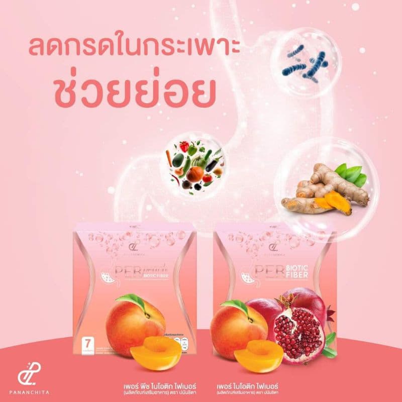 Pananchita Per Biotic Fiber ปนันชิตา เพอร์ไบโอติกส์ไฟเบอร์ ไฟเบอร์ช่วยย่อย ลดกรด รูปที่ 3