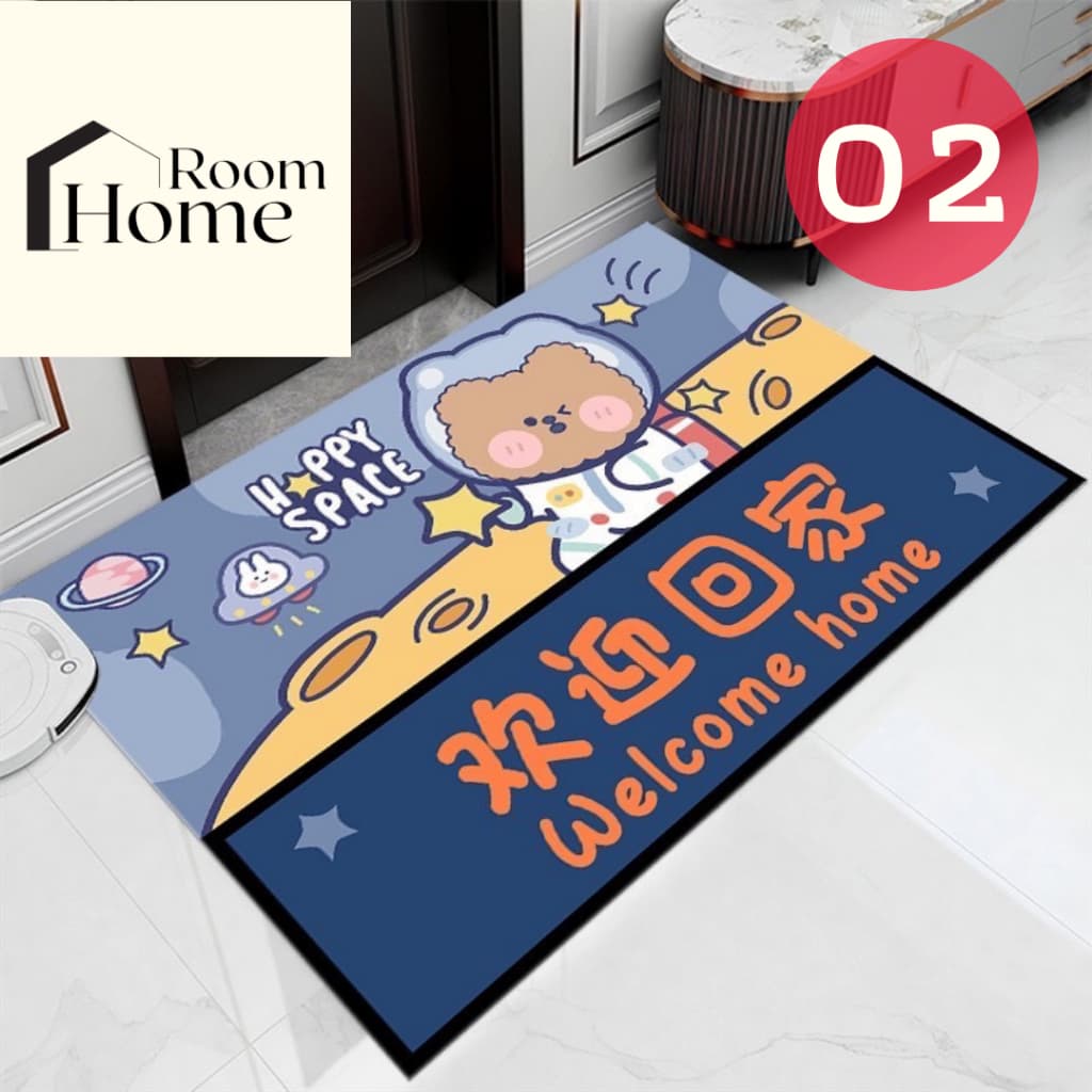 พรม พรม3Dห้องครัว 40X60 cm พรมปูพื้นในห้องครัว พรมเช็ดเท้า พรมปูพื้น ซับน้ำได้ดี ยางกันลื่น รูปที่ 3