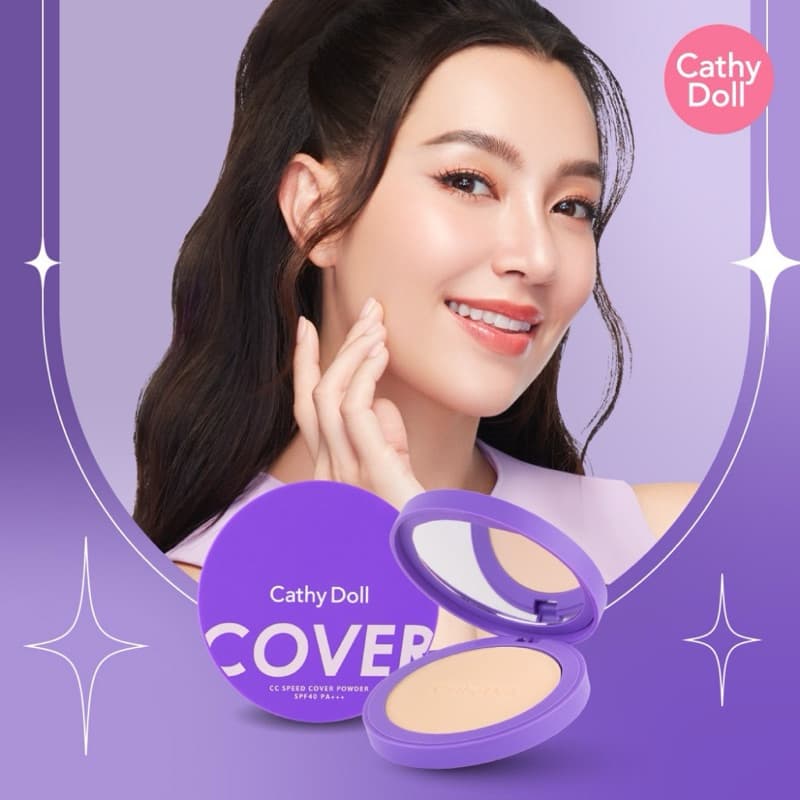 Cathy Doll Acne CC Speed Oil Control / Speed Cover / Speed White Powder แป้งซีซี แป้งฝุ่นอัดแข็ง คุมมัน / ปกปิด รูปที่ 8