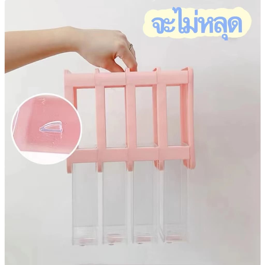 ลิ้นชักตั้งโต๊ะ กล่องเก็บของ มีลิ้นชักจัดเก็บ 4 แบบ เก็บเครื่องประดับ เครื่องสำอาง สีขาว เรียงซ้อนกันได้ แถมสติ๊กเกอร์ รูปที่ 9