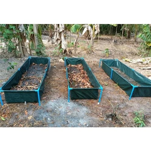 กระบะปลูกผัก​ ​ขนาด​ 60x200x30 cm.​ กะบะเพาะปลูก แปลงผักเพาะปลูก รูปที่ 6