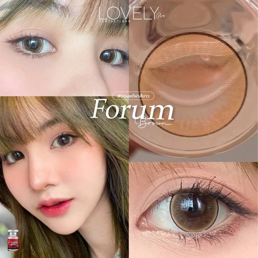 มีค่าสายตา Lovelylens Forum /Anna Gray Brown บิ๊กอาย สุดปัง คอนแทคเลนส์ รายเดือน มีอย แถมตลับฟรี เลนส์นิ่ม รูปที่ 6