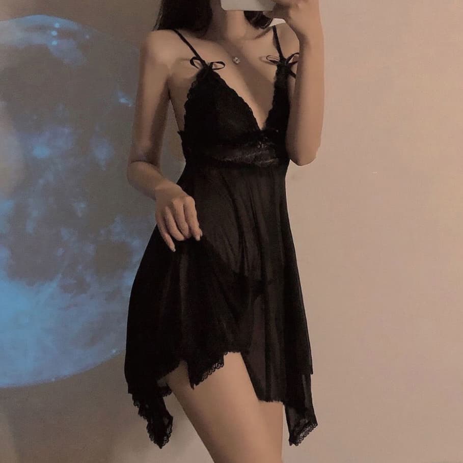 Sex Girl ชุดลูกไม้เซ็กซี่ ซีทรู ชุดนอนเซ็กซี่ ดีไซน์ลูกไม้ทั้งตัว การจัดส่งที่รวดเร็ว มาถึงใน 1-3 วัน รูปที่ 7