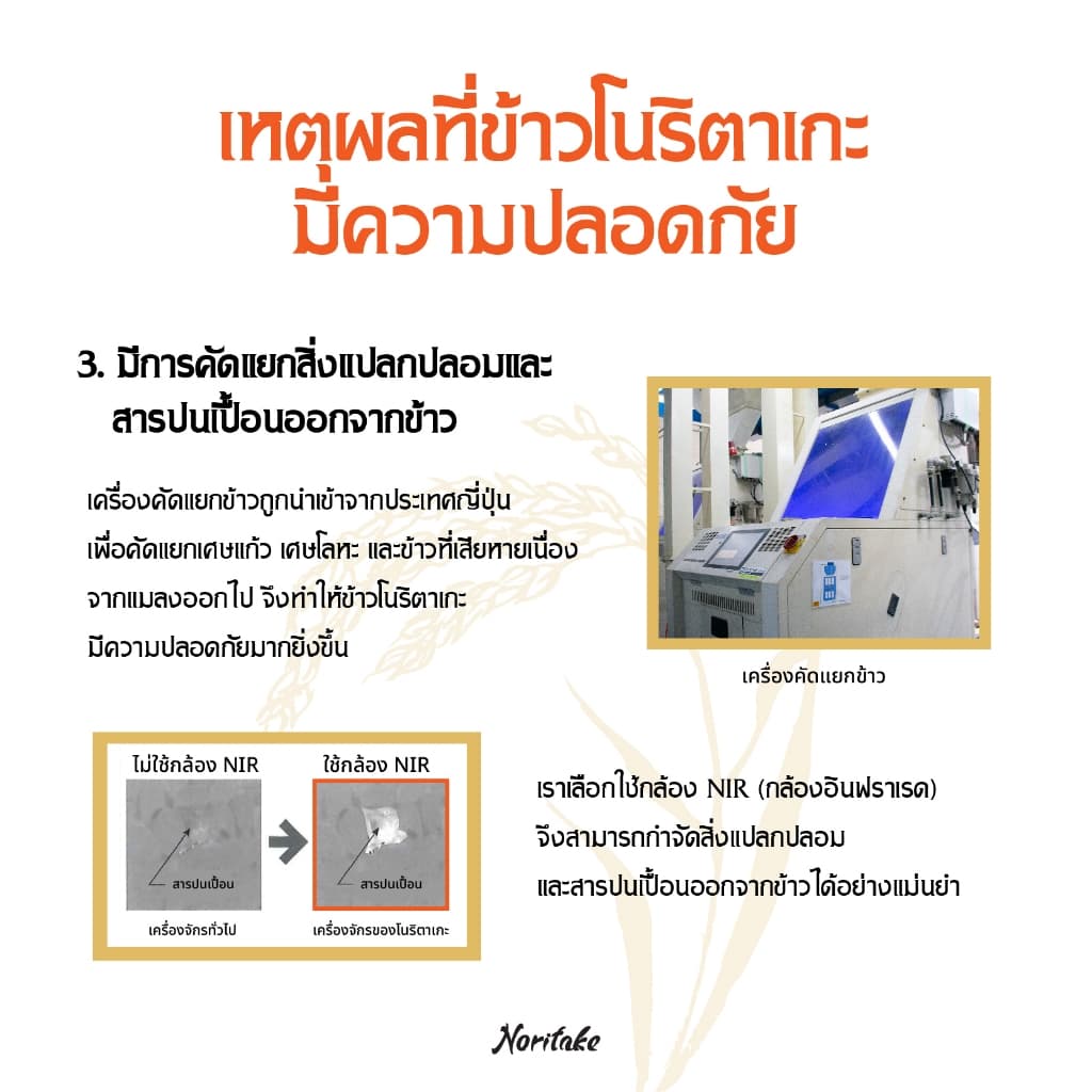 ข้าวญี่ปุ่นโคชิฮิคาริ 5 kg ตรา Noritake รูปที่ 5