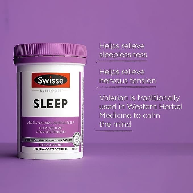 Swisse Sleep สมุนไพรช่วยการนอน ขวดใหญ่100เม็ด EXP10/2028 รูปที่ 7