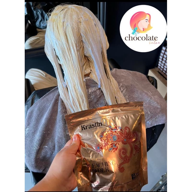 KRASTIN BLEACHING POWDER เกรด A ผงฟอกสีฟ้า อ่อนโยน ขนาด 500 กรัม รูปที่ 8