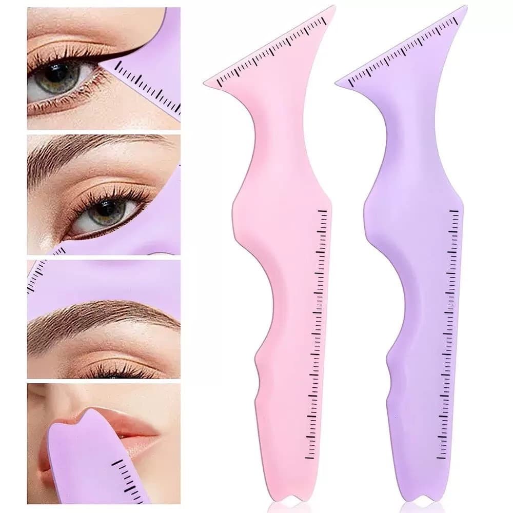 Silicone Beauty Ruler ไม้บรรทัดซิลิโคนวัดองศาการแต่งหน้าให้สวยเป๊ะ ใช้กับการแต่งหน้าได้หลากหลายแบบ รูปที่ 7