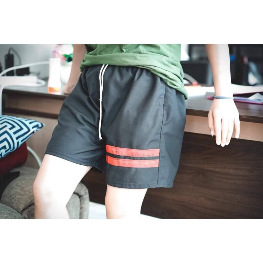 กางเกงขาสั้นแต่งแถบ ใส่ได้ทั้งชาย/หญิง รูปที่ 7