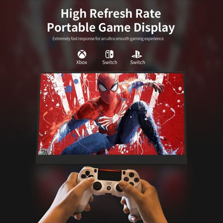 จอภาพแบบพกพา PORTABLE MONITOR 15.6นิ้ว 1080P IPS แบบพกพาลำโพงคู่ในตัวรองรับการใช้งานกับคอมพิวเตอร์แล็ปท็ เชื่อมต่อกับคอน รูปที่ 5