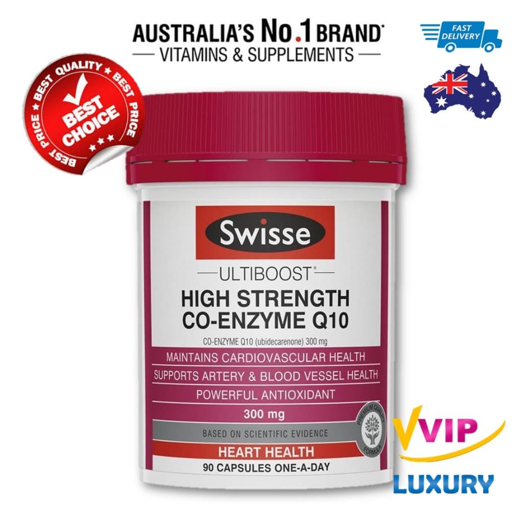 exp.03/2027 SWISSE Ultraboost High Strength Coq10 300mg 90 Capsules โคคิวเท็น รูปที่ 1