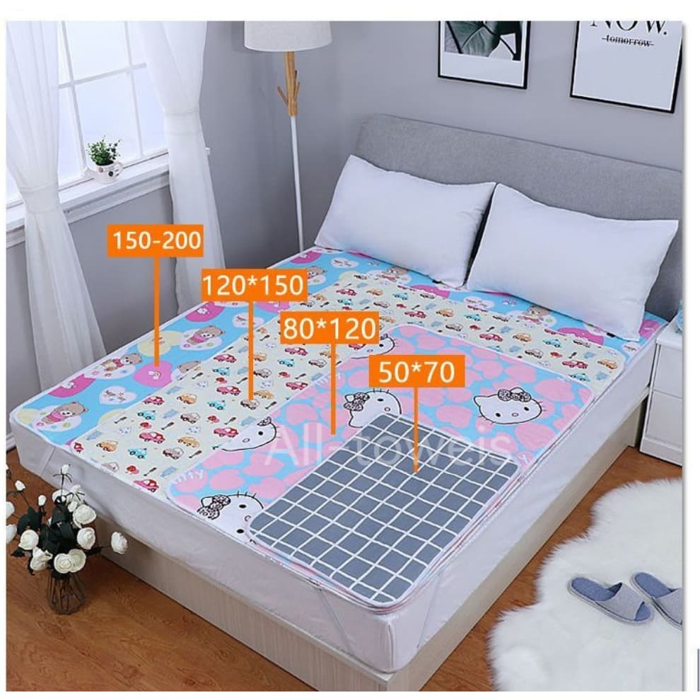 ผ้ารองฉี่3ชั้นขนาด100x150cm สำหรับผู้ใหญ่ ผู้สูงอายุ ผู้ป่วยติดเตียง ผู้หญิงปรำจำเดื รูปที่ 8