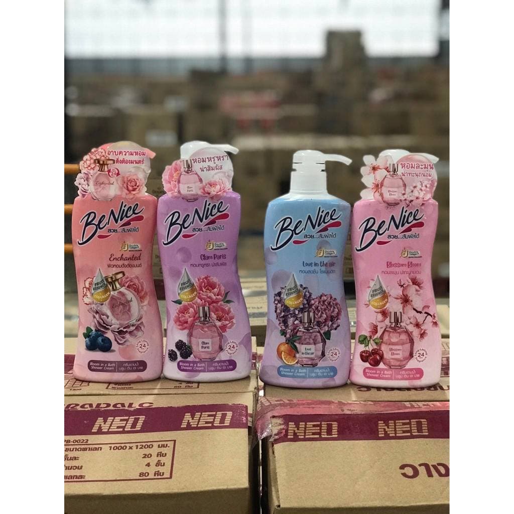 Benice บีไนซ์ 400-450ml. ครีมอาบน้ำ หัวปั๊ม รูปที่ 7