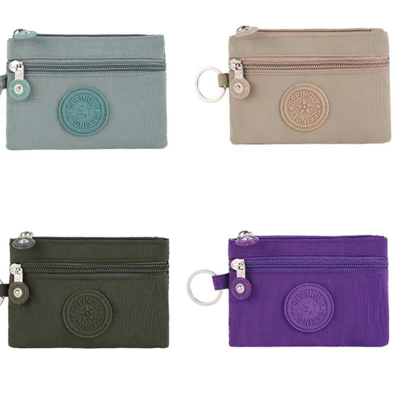 B-524กระเป๋าสตางค์มินิมอล สีน่ารัก พกพาสะดวก ขนาดเล็กแบบพกพา ใส่เหรียญได้ 15สี รูปที่ 3