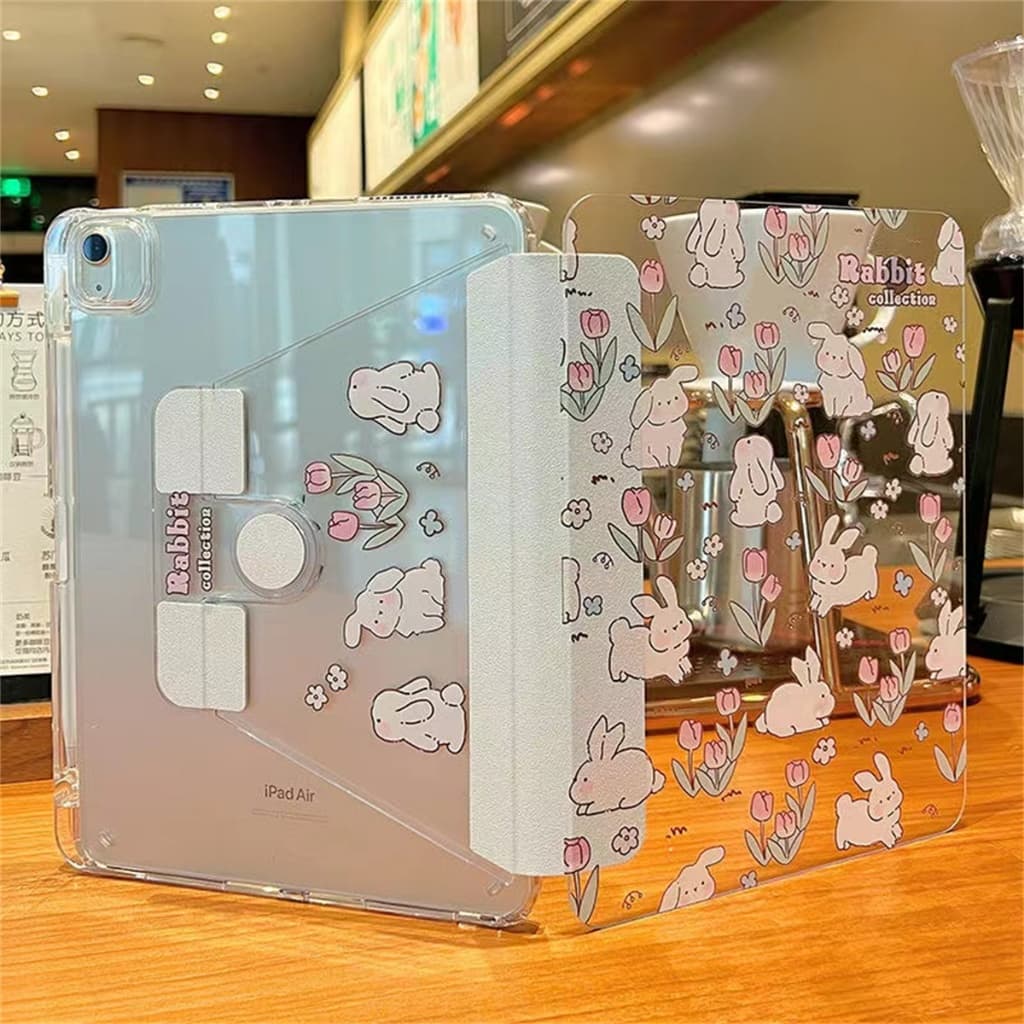 เคสไอแพด หมุน360 gen11/10/9/8/7/6/5 แอร์10.9/9.7 โปร12.9นิ้ว เจน10.2 Air7/6/5/4/2/1 pro11 20/21/22/24 มีช่องใส่ปากกา รูปที่ 1