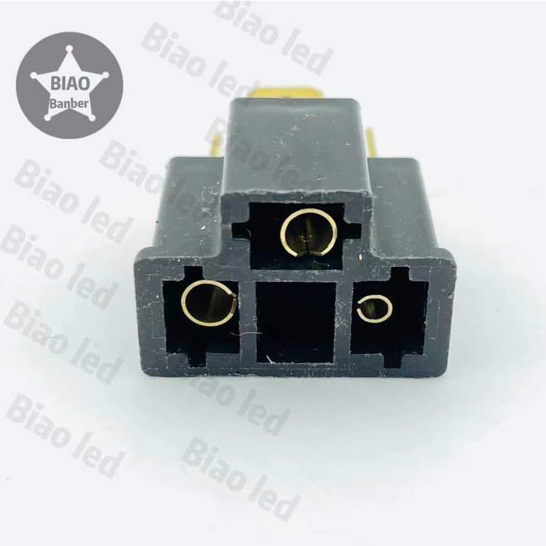 CAR/MOTOขั้วเสียบ3ขา Hua H4 มอเตอร์ไซค์ รถยนต์ 1pc รูปที่ 4