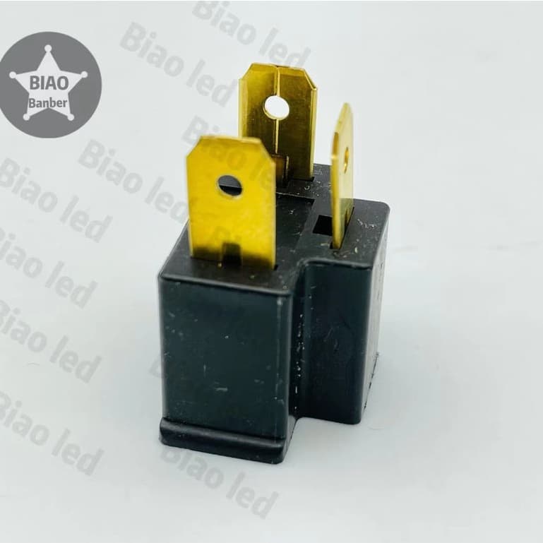 CAR/MOTOขั้วเสียบ3ขา Hua H4 มอเตอร์ไซค์ รถยนต์ 1pc รูปที่ 5