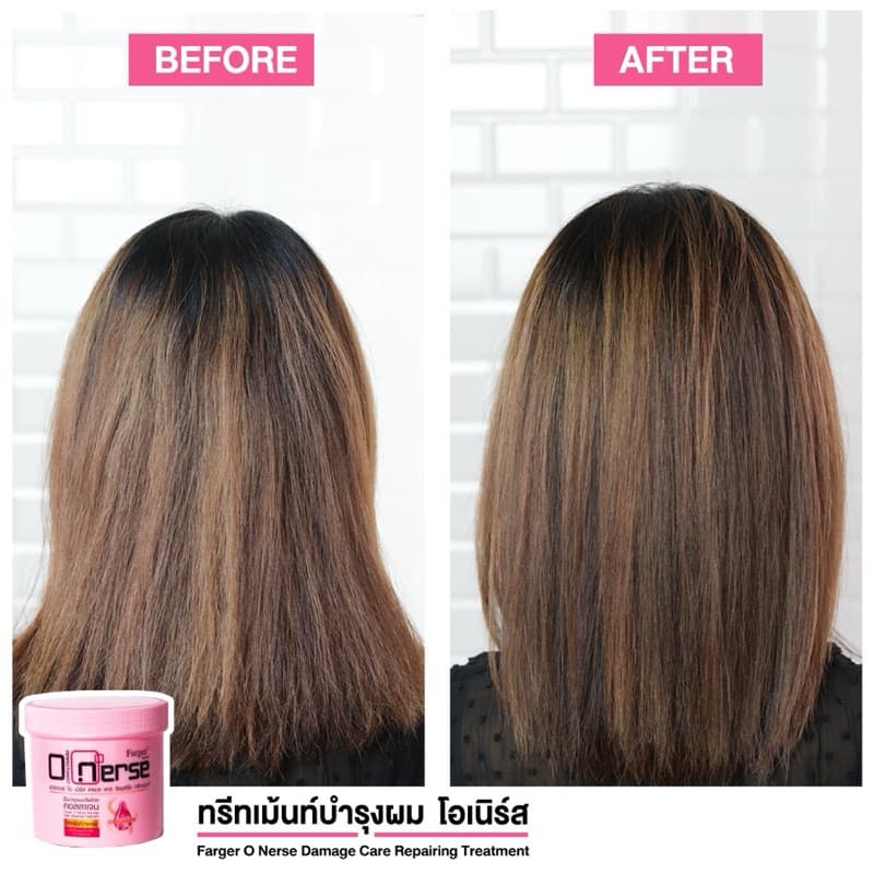 Farger ทรีทเม้นท์โอเนิร์ส สูตรเข้มข้น สำหรับผมแห้งเสียและผ่านการทำเคมีFarger O Nerse Treatment รูปที่ 5