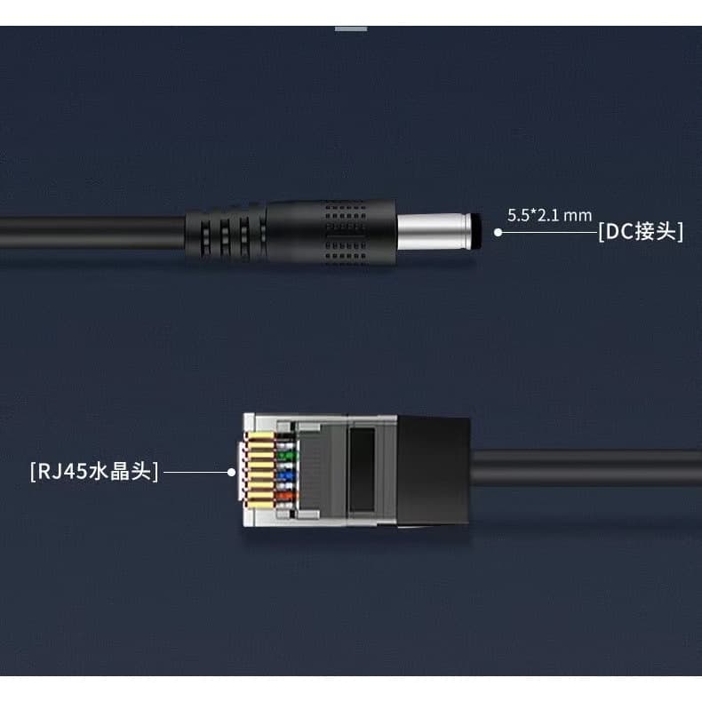 ตัวแยก POE 48v to 12v1A2A + LAN 10/100Mbps สำหรับใช้ร่วมกับ POE-B1210 Switch รูปที่ 6